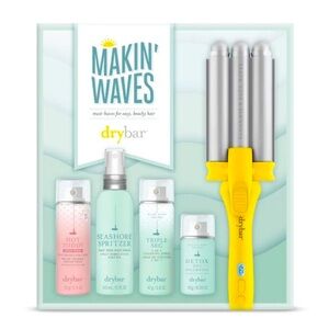 Drybar Makin' Waves Set with Yellow Triple-Barrel Waver NWT